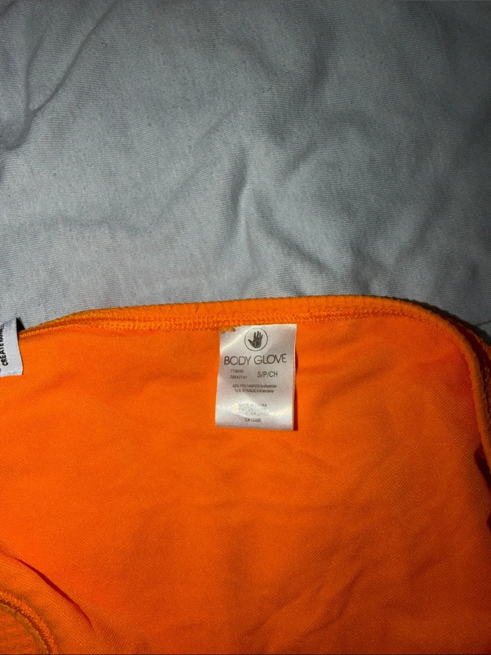 Body Glove Women’s Orange Bikini Bottom - Classic Cut/full coverage
